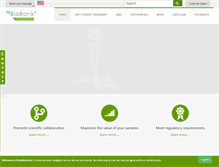 Tablet Screenshot of biobank-network.com